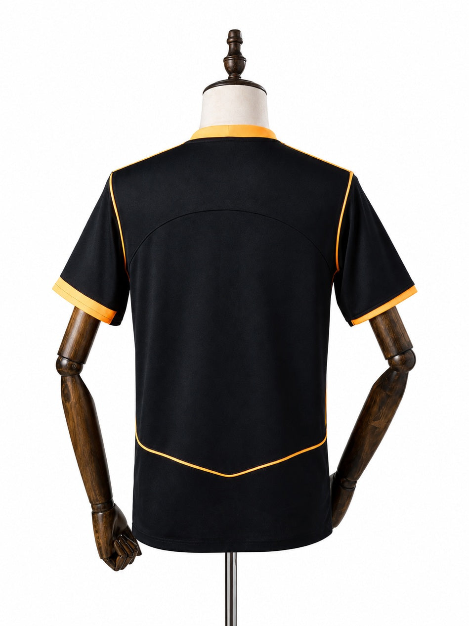 Corinthians Third away blue Jersey back wood mannequin white background
