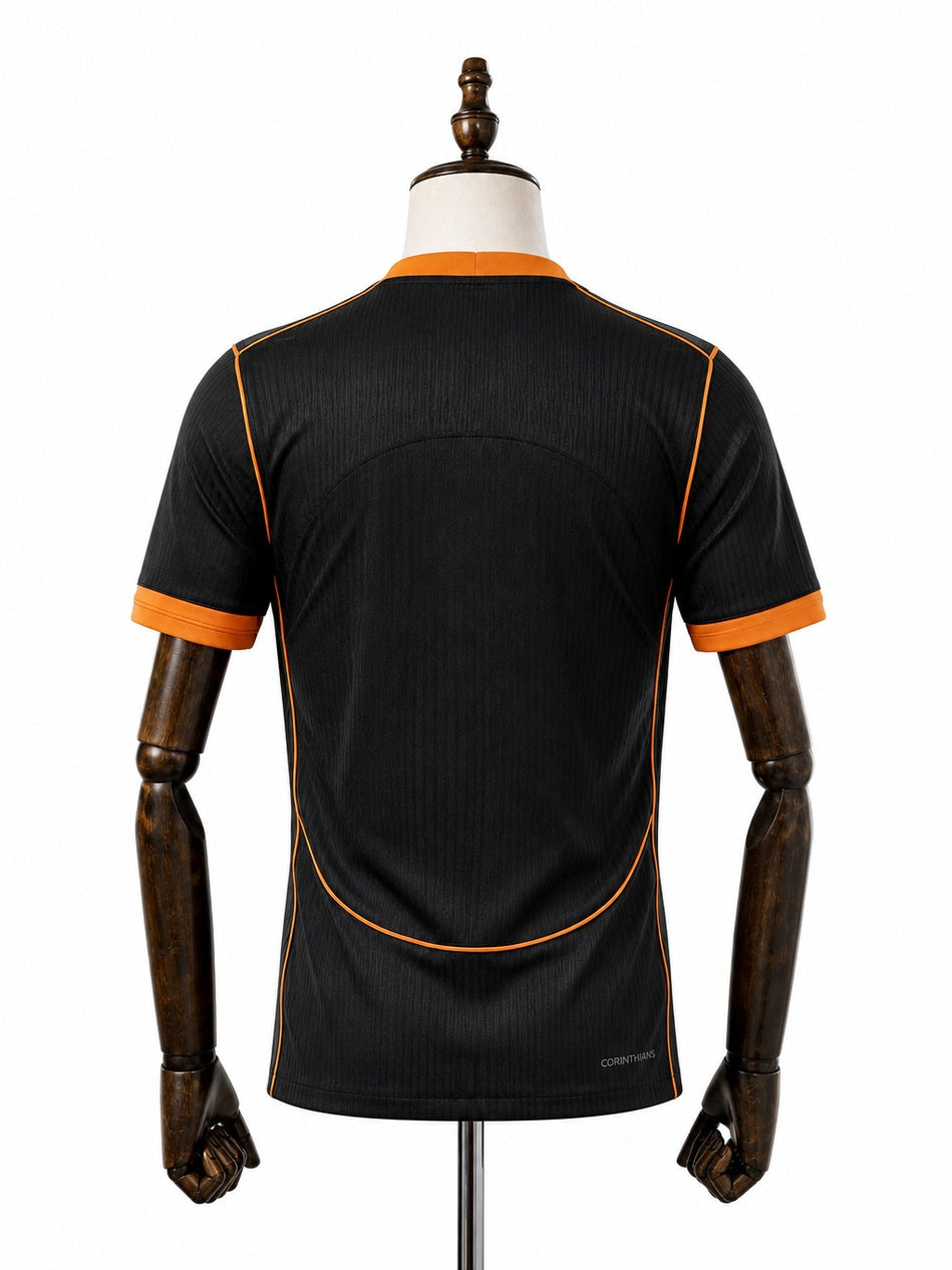 Corinthians Third Away Player Version Jersey 2025/26 back wood mannequin white background