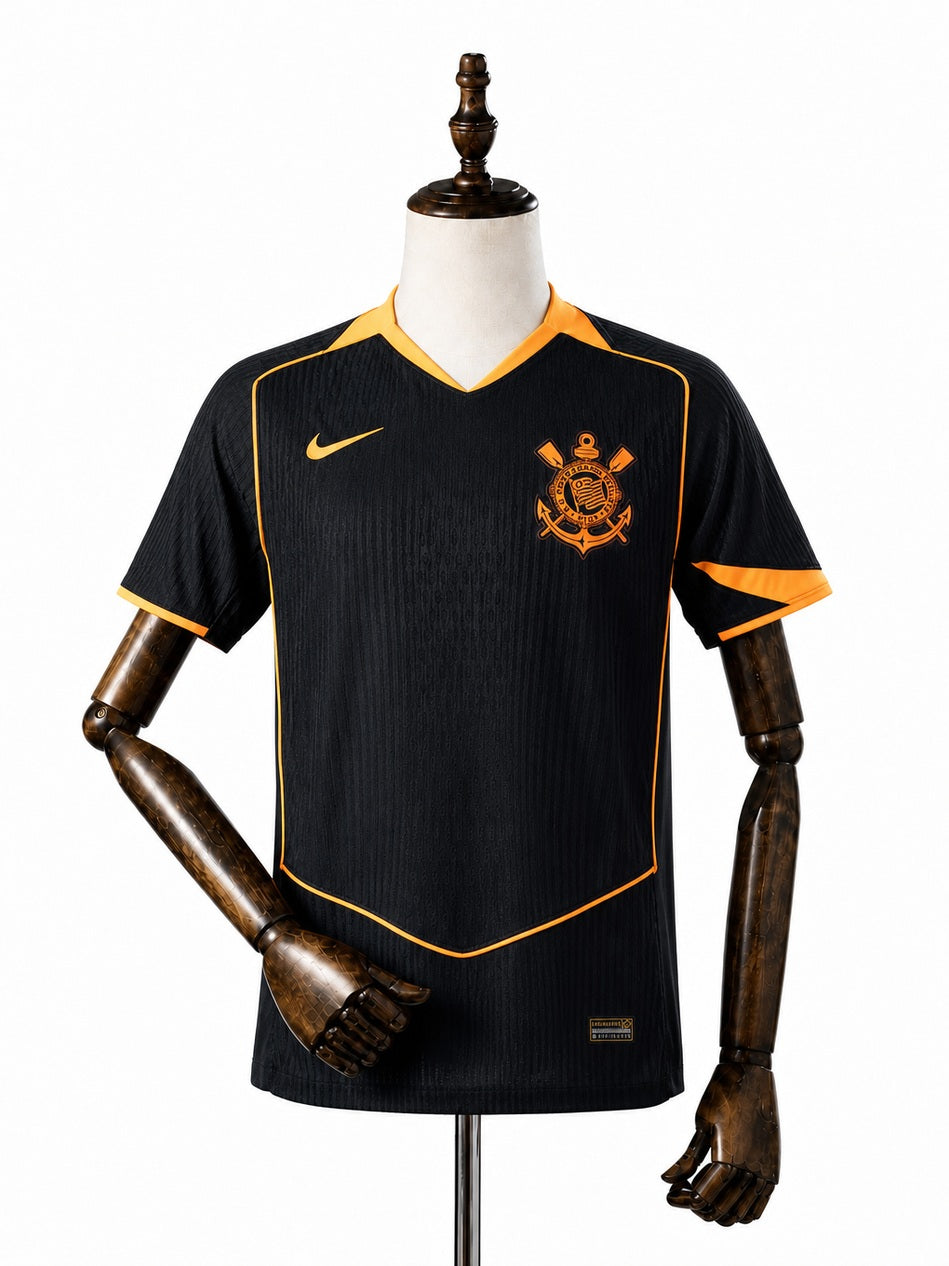 Corinthians Third Away Player Version jersey front wood mannequin white background