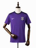 Corinthians training purple Jersey front wood mannequin white background