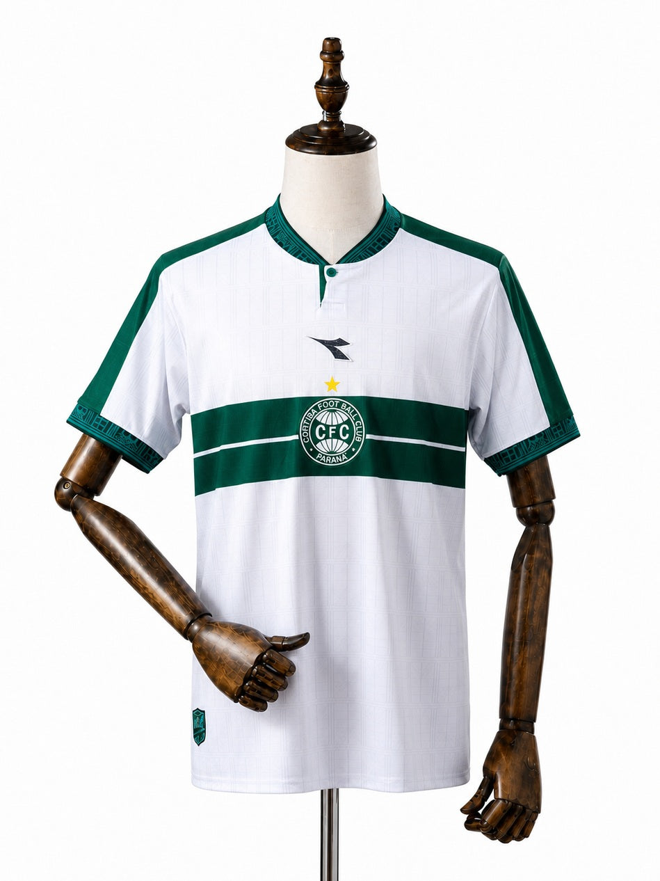 Coritiba 26/27 Home Jersey front wood mannequin white background