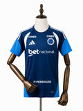 Cruzeiro 2026/27 All sponsors Training Jersey Blue front wood mannequin white background