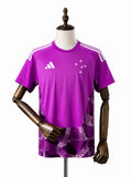 Cruzeiro 26/27 GK-Purple Jersey front wood mannequin white background