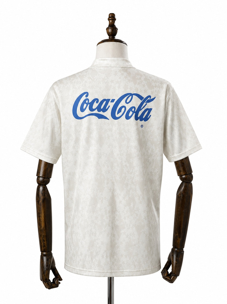 Cruzeiro away Retro Jersey back wood mannequin white background
