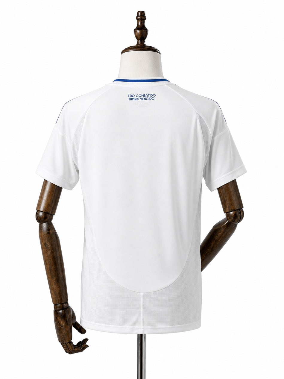 Cruzeiro Away Women Jersey back wood mannequin white background