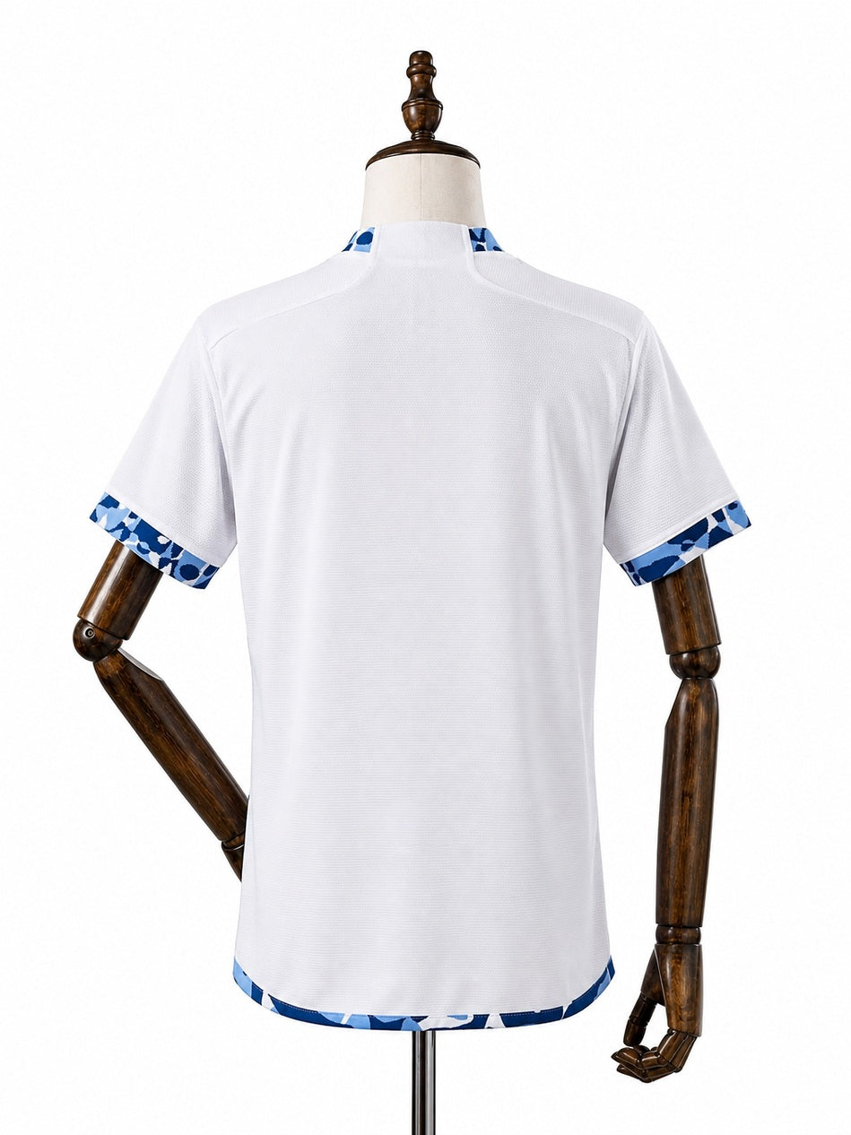 Cruzeiro Away Women Jersey back wood mannequin white background