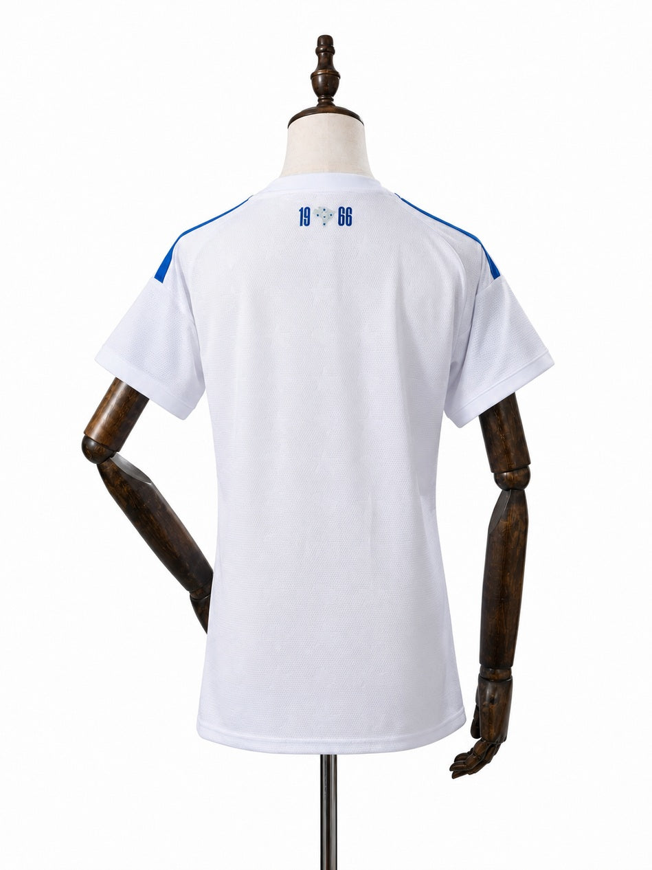 Cruzeiro Away Women Jersey back wood mannequin white background