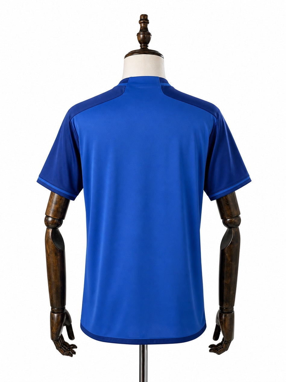 Cruzeiro Home Jersey back wood mannequin white background