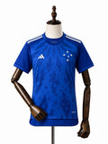 Cruzeiro Home Women Jersey front wood mannequin white background