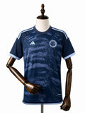 Cruzeiro third away game Jersey front wood mannequin white background
