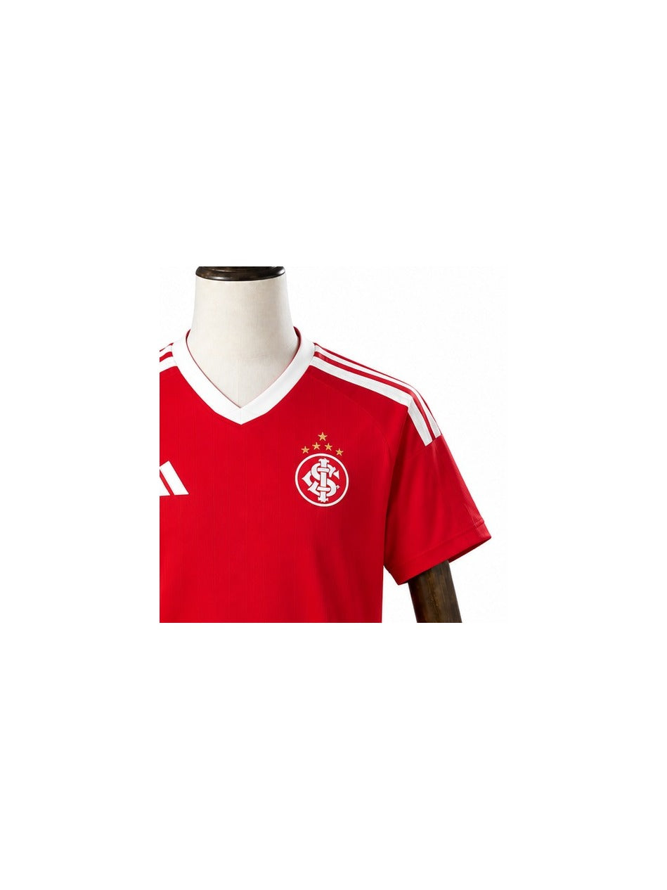 Camisa Internacional – 1º Uniforme Jogador 2026/2027 detalhe escudo fundo branco padronizado