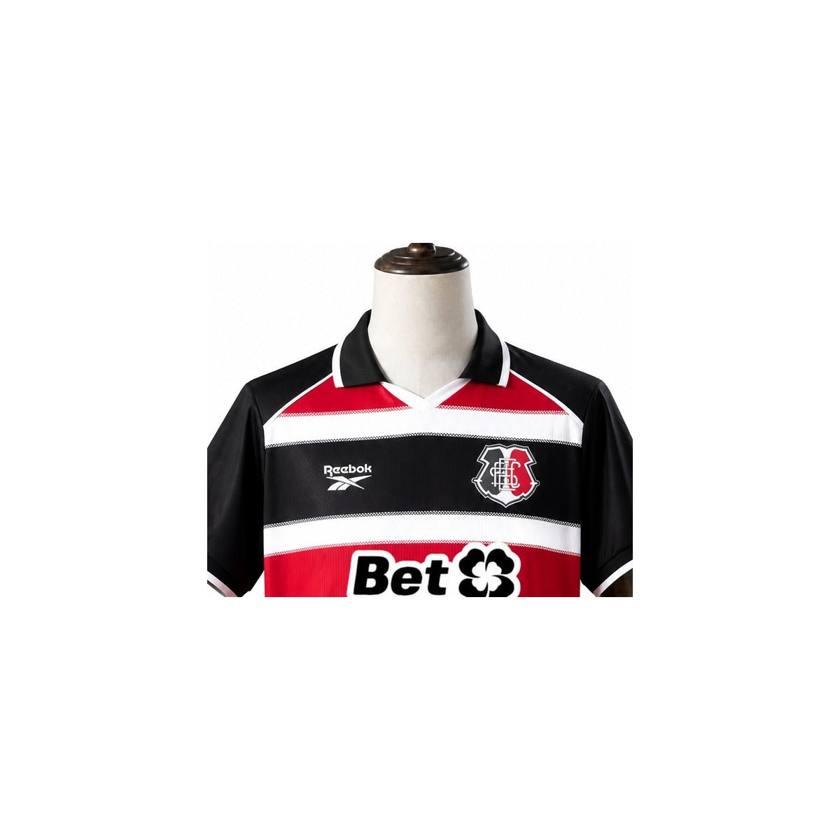 Camisa Santa Cruz - 1º Uniforme Jogador Com Patch 2026/2027 detalhe escudo fundo branco