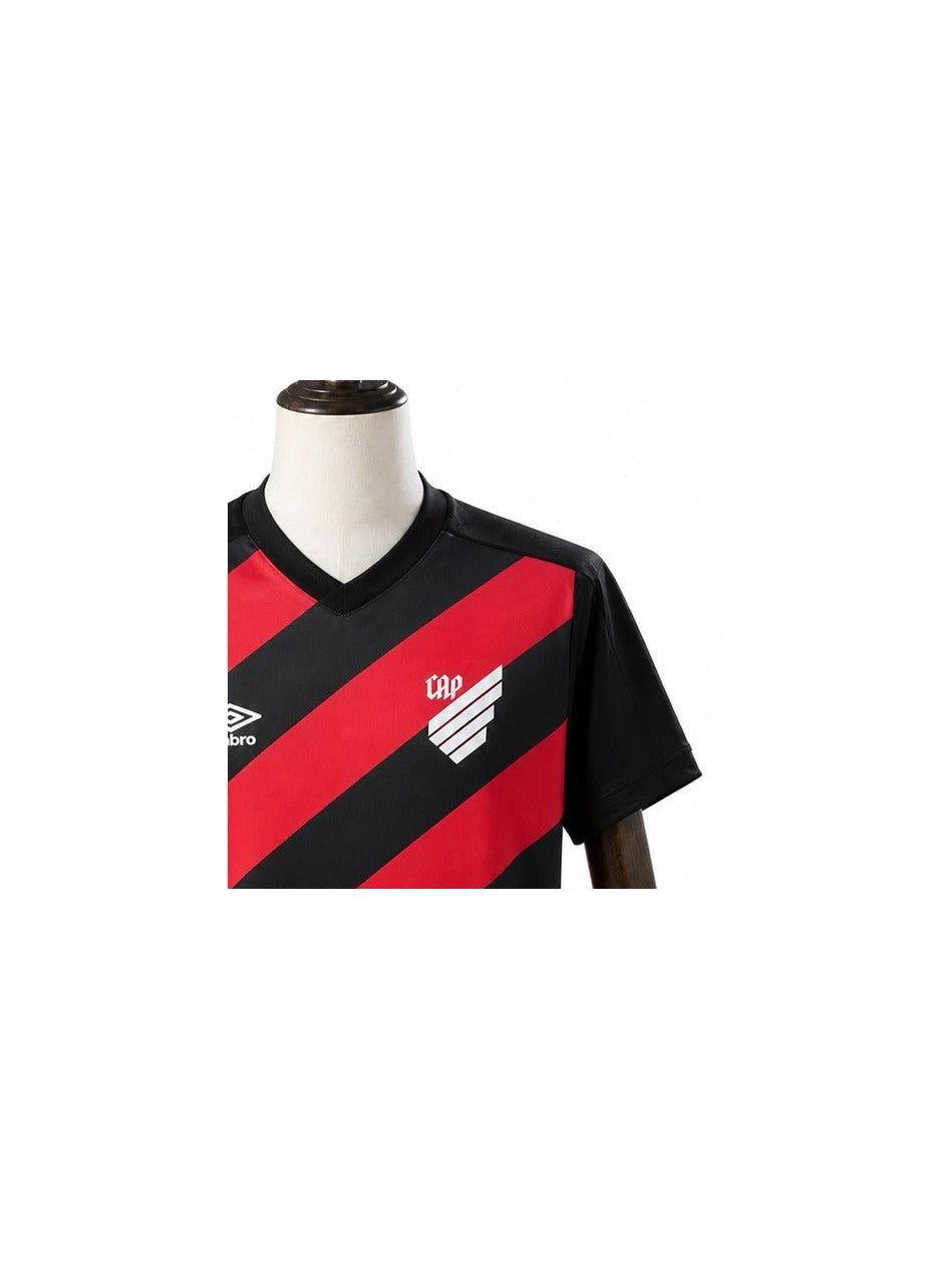 Camisa Athletico-PR – 1º Uniforme Jogador 2026/2027 detalhe escudo fundo branco padronizado