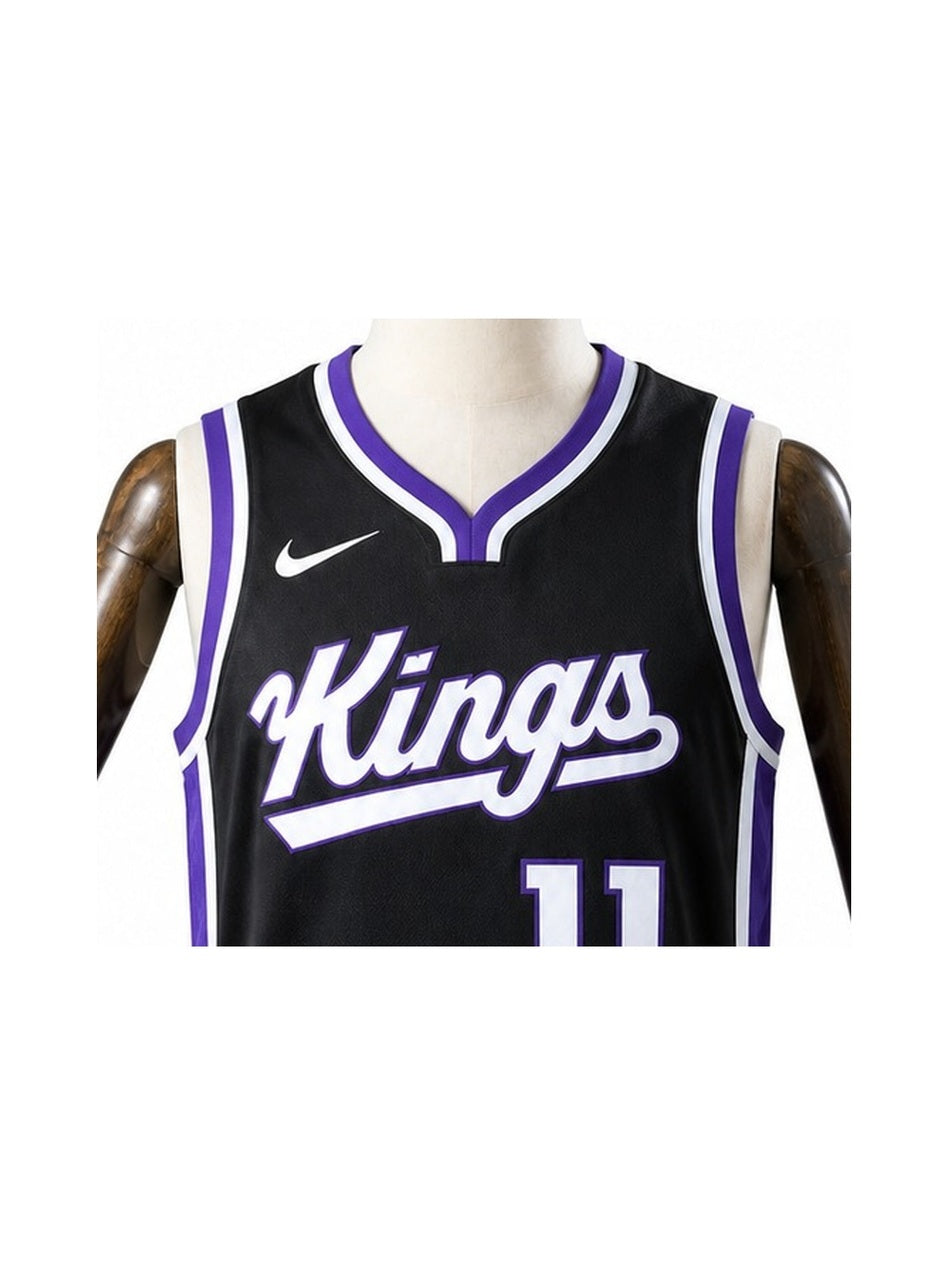 Camiseta NBA Sacramento Kings - 2ª Camisa (Away) detalhe escudo fundo branco padronizado