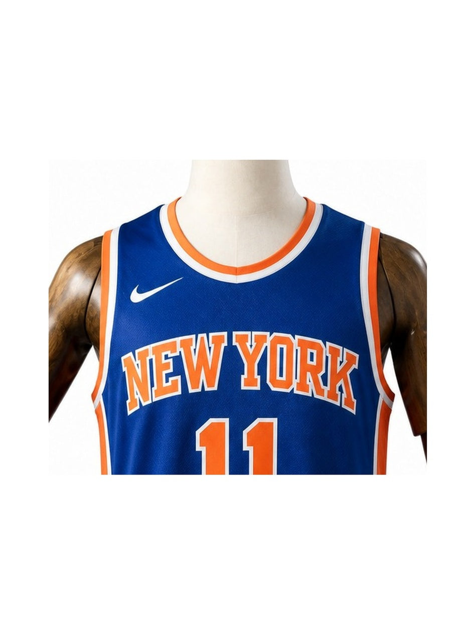 Camiseta NBA New York Knicks - 1ª Camisa (Home) detalhe escudo fundo branco padronizado