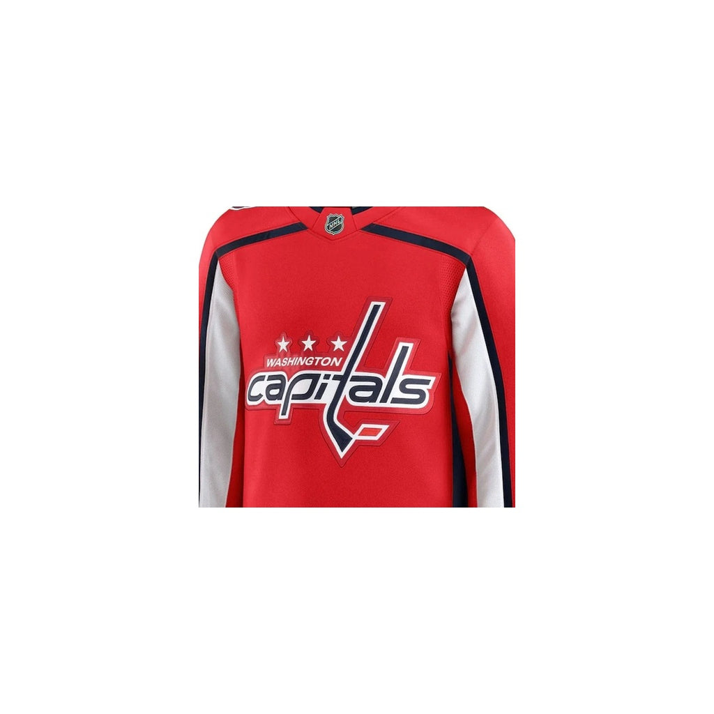 Washington Capitals NHL Jersey – Home & Away detalhe escudo real web fundo branco