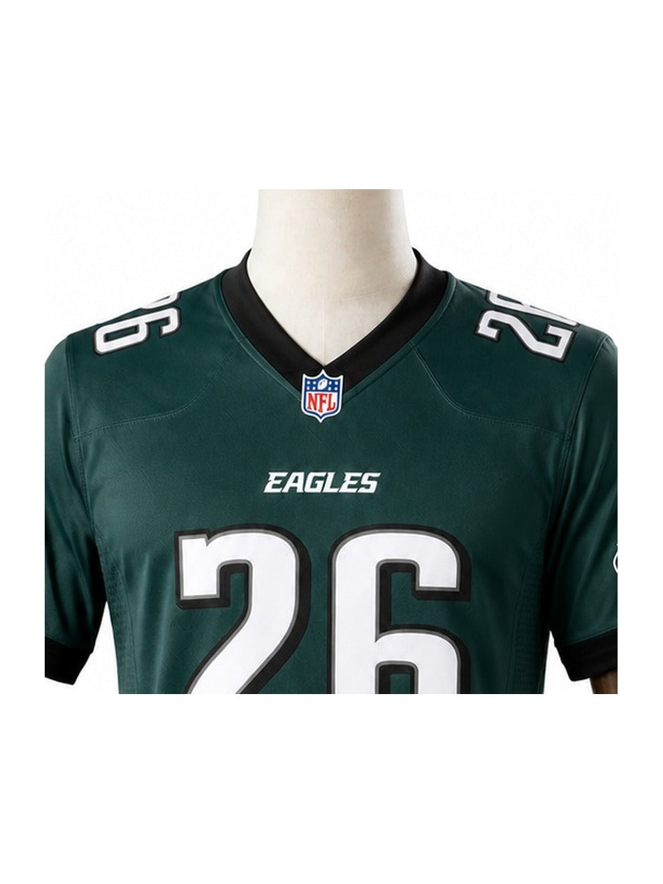 Camisa Philadelphia Eagles Home (Titular) NFL detalhe escudo manequim fundo branco