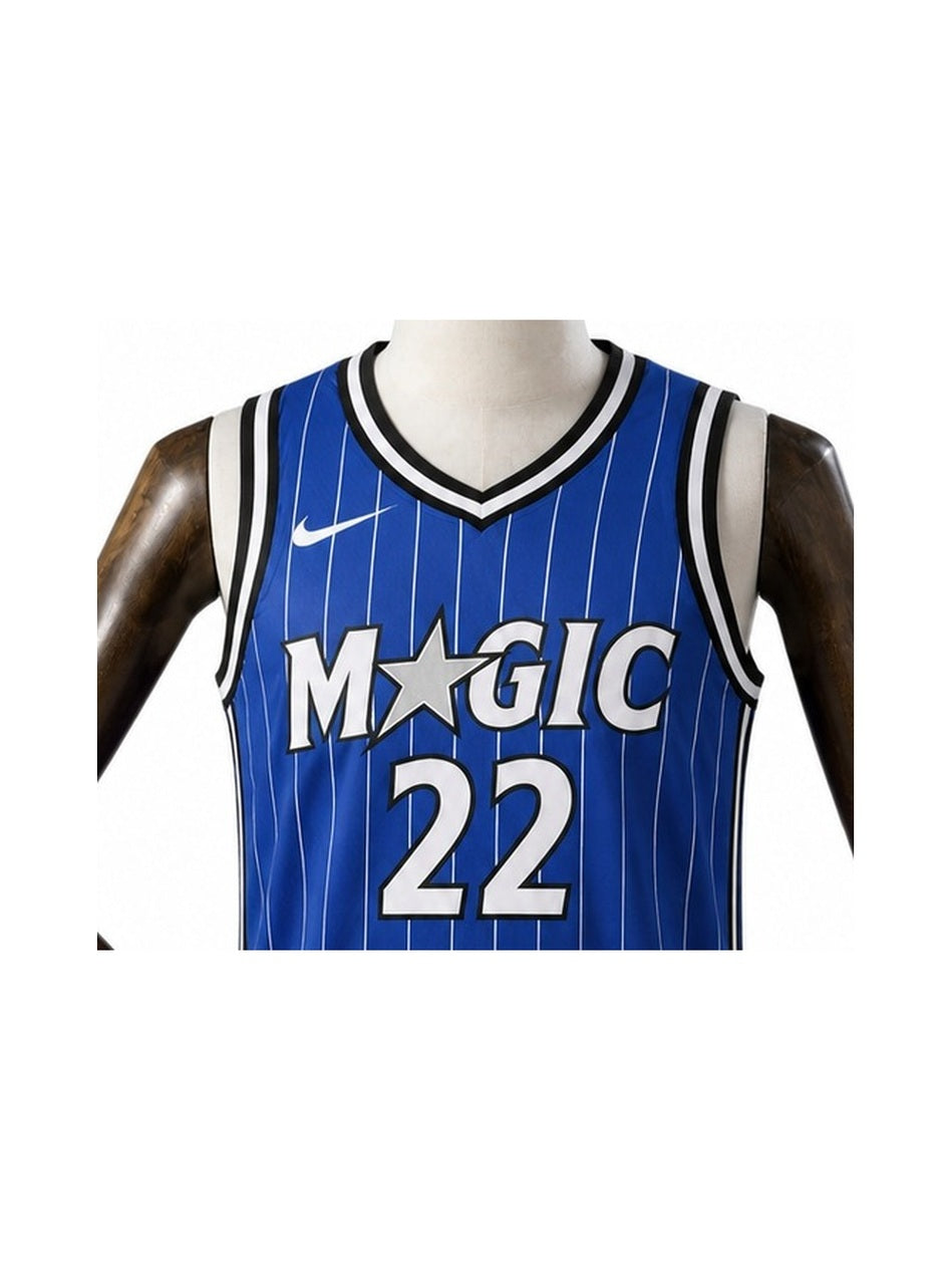 Camiseta NBA Orlando Magic - 1ª Camisa (Home) detalhe escudo fundo branco padronizado