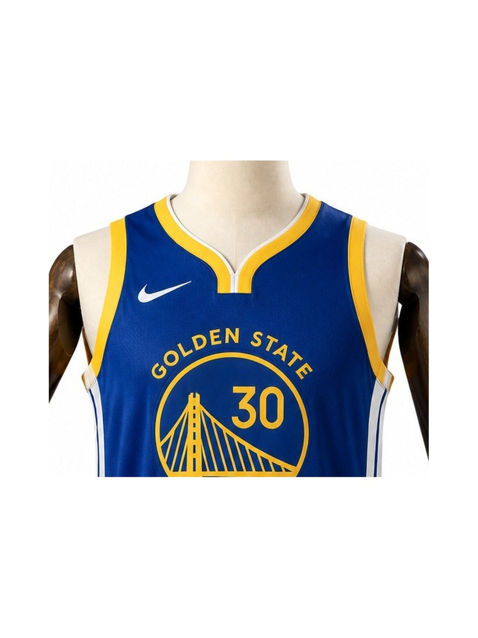 Camiseta NBA Golden State Warriors - 1ª Camisa (Home) detalhe escudo fundo branco padronizado