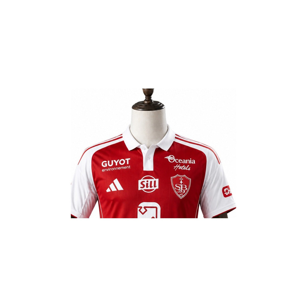 Brest - Home Kit detalhe escudo manequim fundo branco