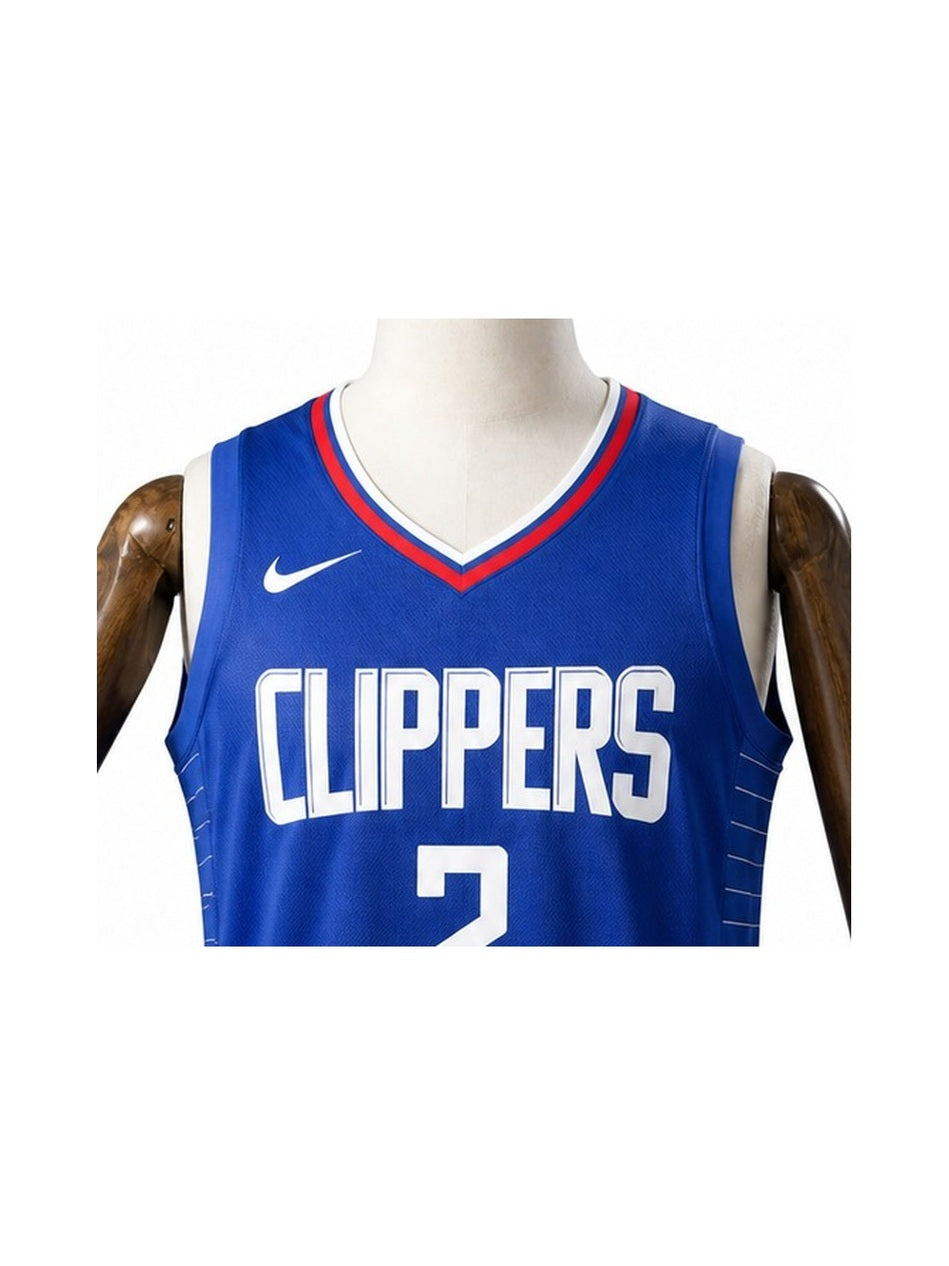 Camiseta NBA LA Clippers - 1ª Camisa (Home) detalhe escudo fundo branco padronizado