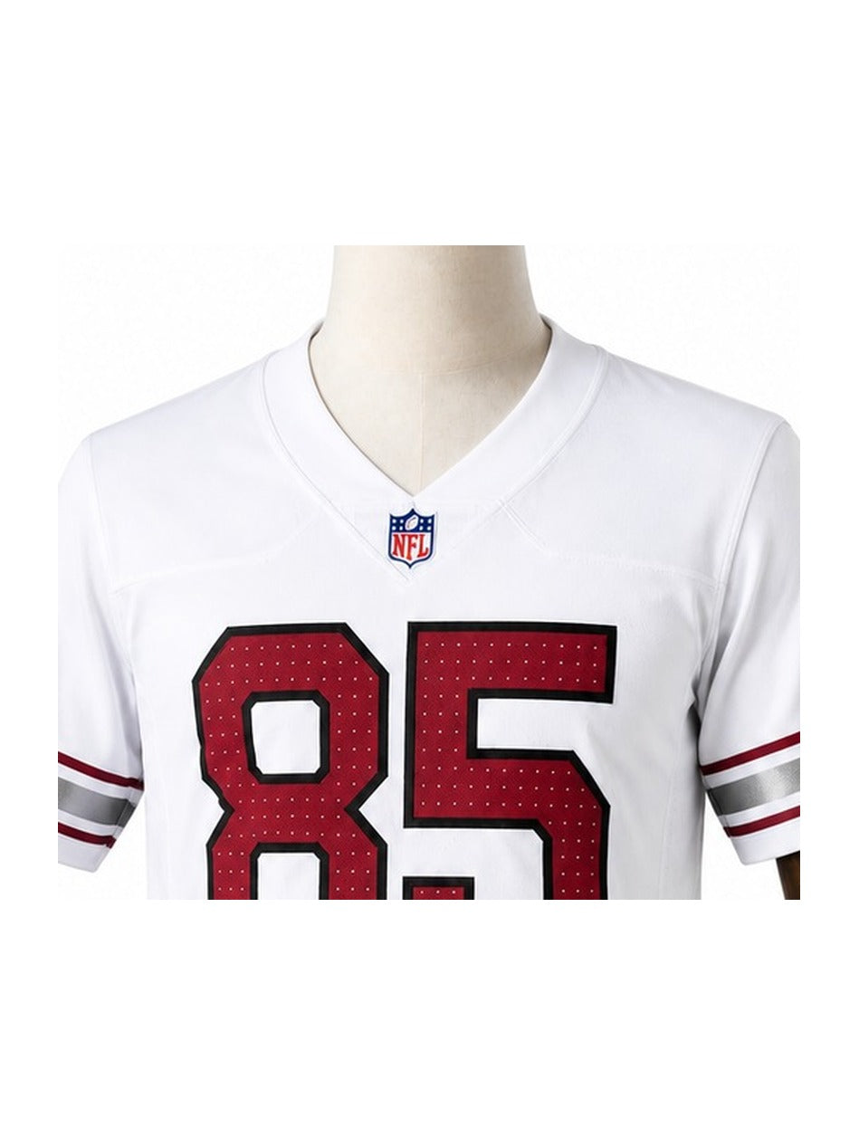 Camisa Arizona Cardinals Away (Visitante) NFL detalhe escudo manequim fundo branco