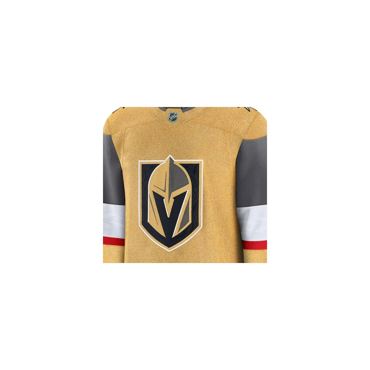 Vegas Golden Knights NHL Jersey – Home & Away detalhe escudo real web fundo branco