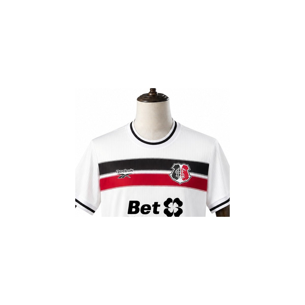 Camisa Santa Cruz - 2º Uniforme Jogador Com Patch 2026/2027 detalhe escudo fundo branco