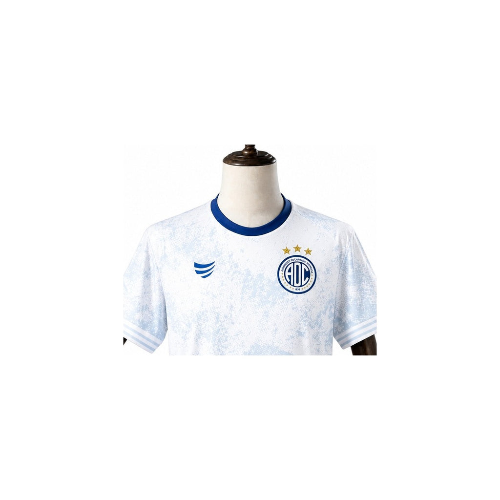 Camisa Confiança - 2º Uniforme Torcedor Sem Patch 2024/2025 detalhe escudo fundo branco