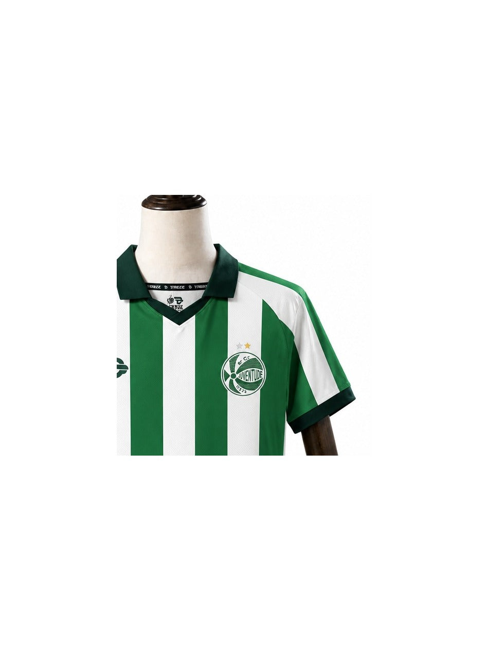 Camisa Juventude – 1º Uniforme Jogador 2026/2027 detalhe escudo fundo branco padronizado