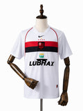 Flamengo 02/03 Away Retro Jersey front wood mannequin white background
