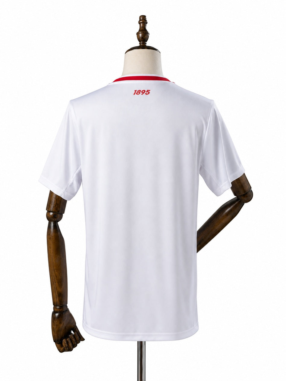 Flamengo 2019/20 Away Retro Jersey back wood mannequin white background