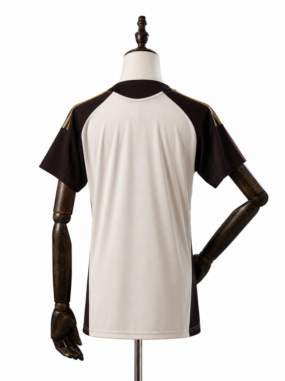 Flamengo 2026/27 Jersey back wood mannequin white background