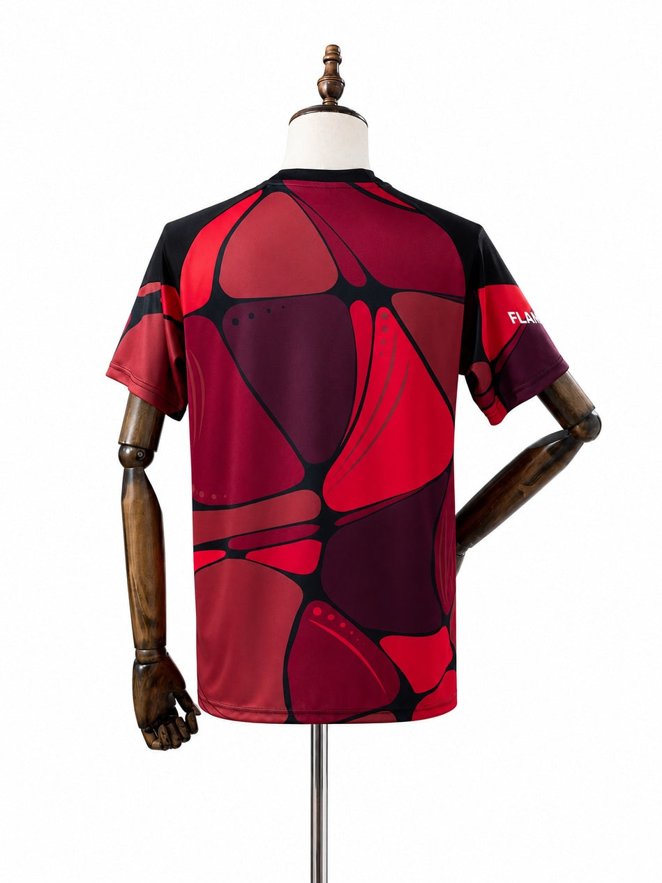 Flamengo 2026/27 Pre-Match Jersey back wood mannequin white background