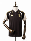 Flamengo 2026/27 Training POLO Shirt Brown front wood mannequin white background