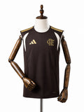 Flamengo 2026/27 Training Sleeveless Jersey Brown front wood mannequin white background