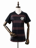 Flamengo 25/26 Women's Black Diamond Edition Jersey front wood mannequin white background