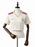 Flamengo 2526 Third Away Women's crop top style front wood mannequin white background