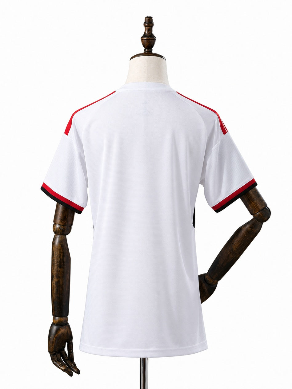 Flamengo 26/27 Away Women's Jersey back wood mannequin white background