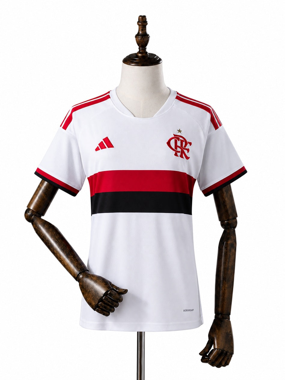Flamengo 26/27 Away Women's Jersey front wood mannequin white background
