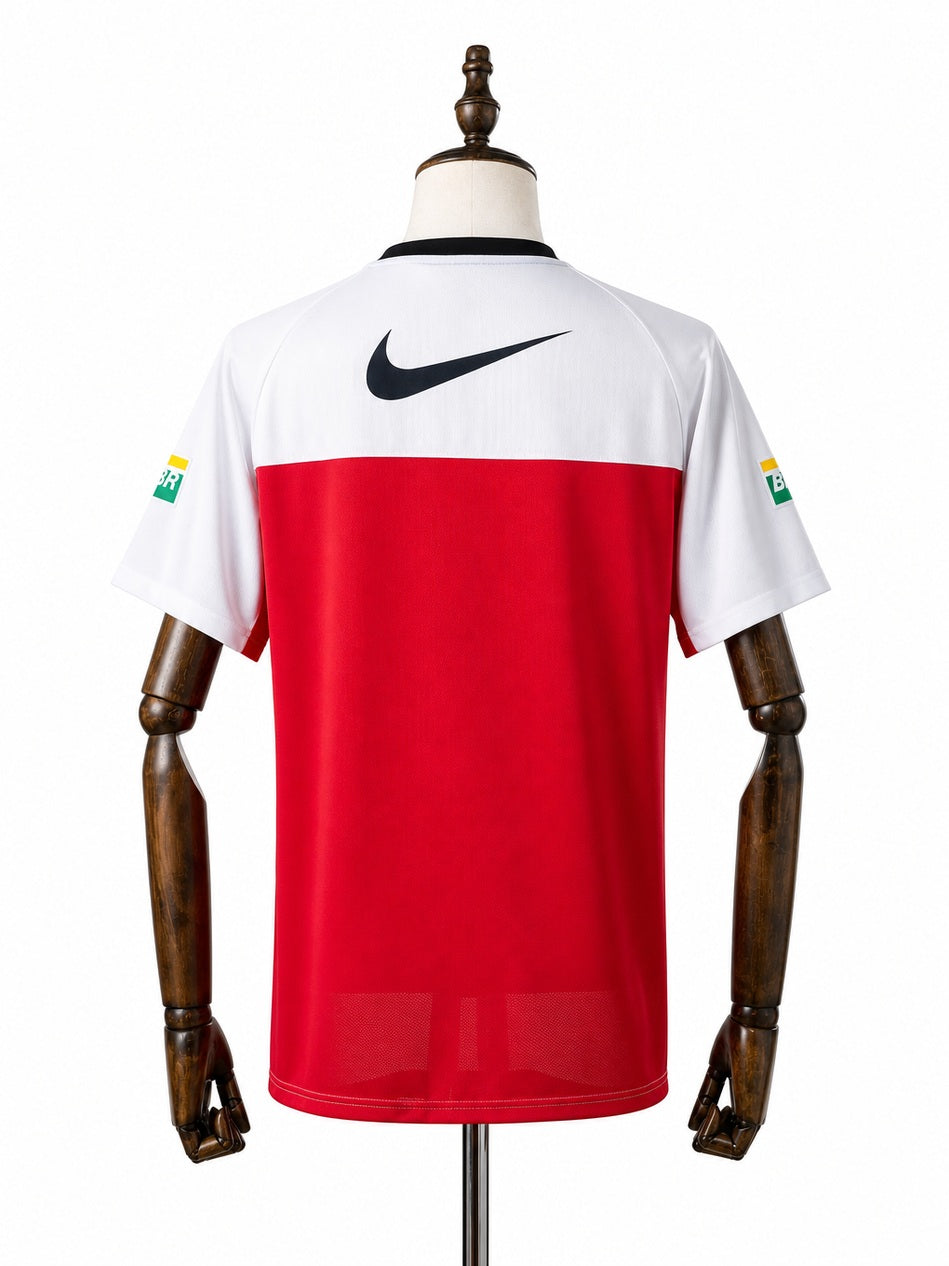 Flamengo Away Retro Jersey back wood mannequin white background