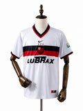 Flamengo Away Retro Jersey front wood mannequin white background