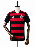 Flamengo Home Player Version Jersey front wood mannequin white background