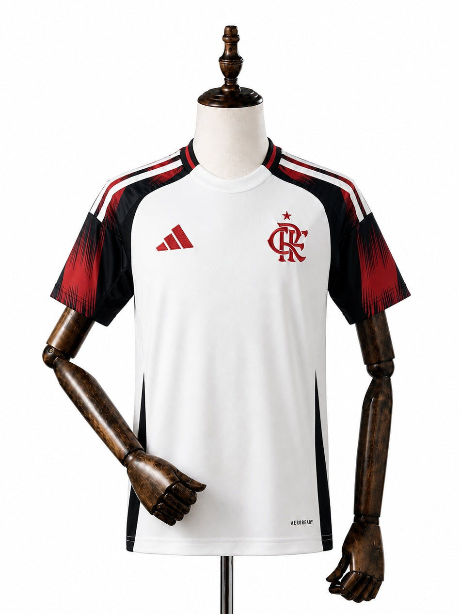 Flamengo kids kit Jersey front wood mannequin white background