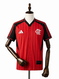 Flamengo Red Jersey front wood mannequin white background