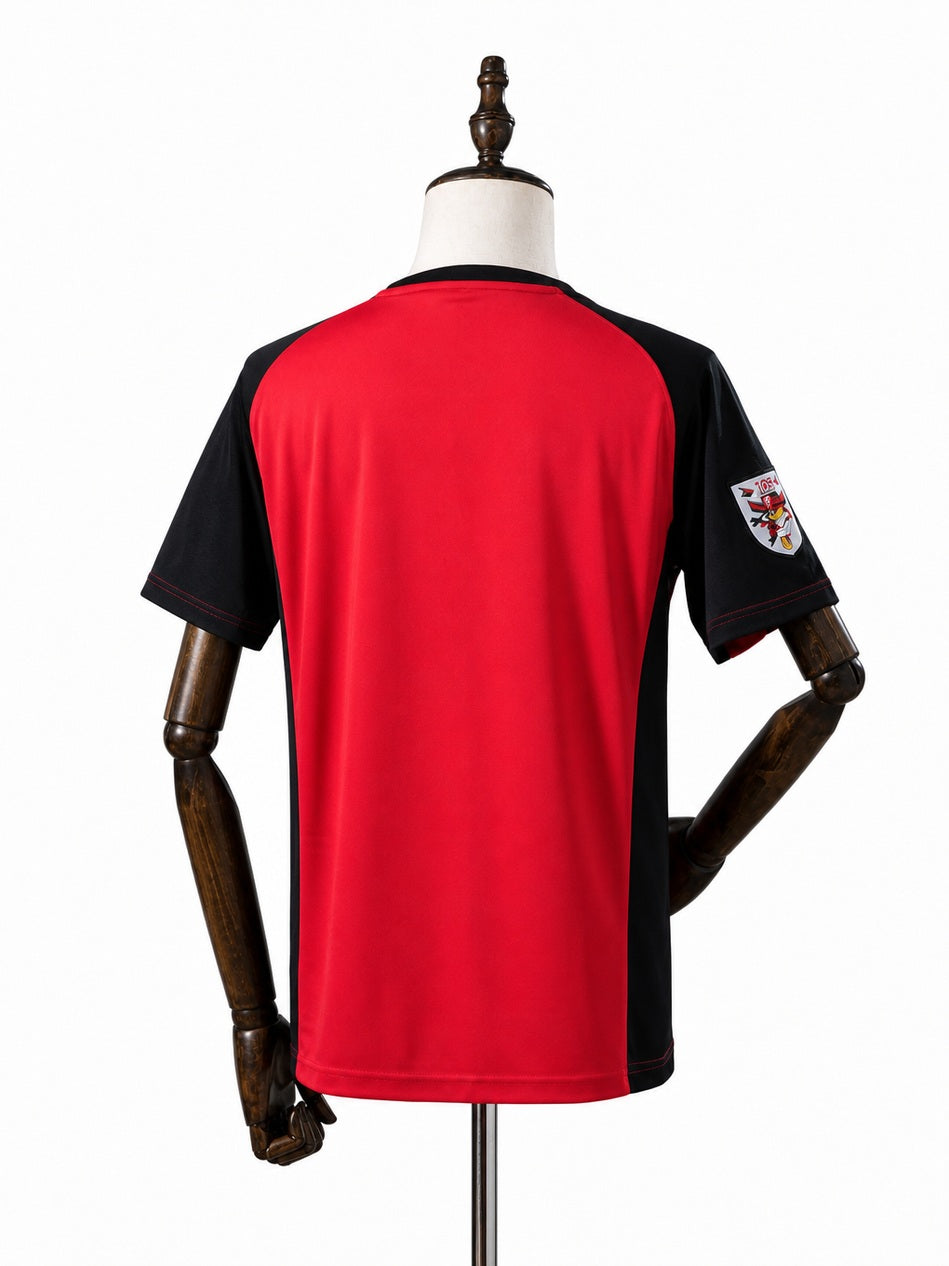 Flamengo Second Away Retro Jersey back wood mannequin white background