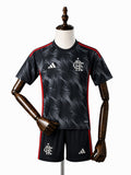 Flamengo Third Kids kit front wood mannequin white background