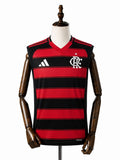 Flamengo Vest Sleeveless Home Football Jersey front wood mannequin white background