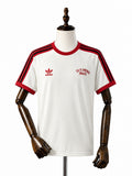 Flamengo white Commemorative Edition Jersey front wood mannequin white background