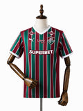 Fluminense 2026/27 Sponsor Home Jersey All Logos front wood mannequin white background